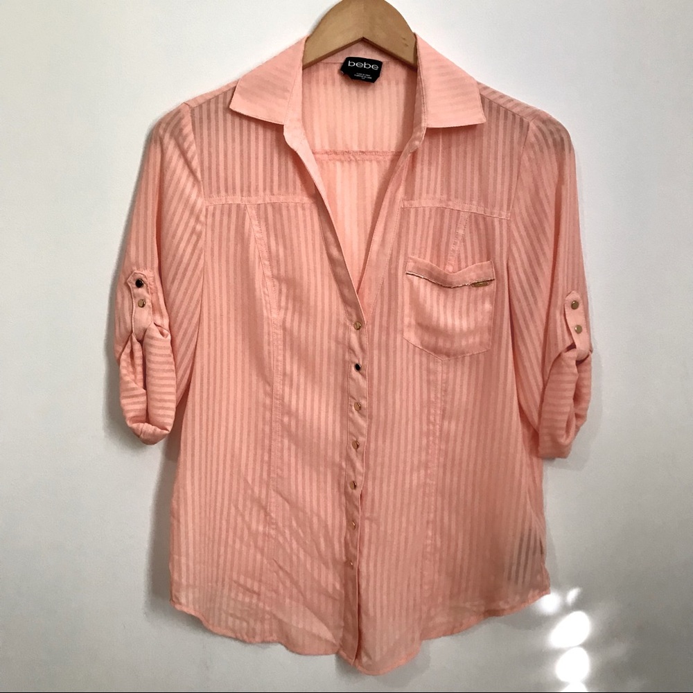 Bebe Button Down Shirt